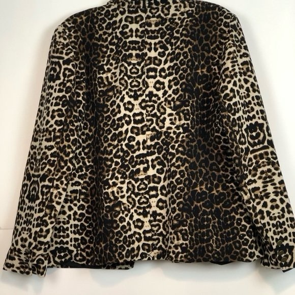 Carolina Belle Double Breasted Leopard Jacket XL - Picture 3 of 7